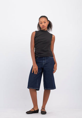 Draped Sleeveless Top