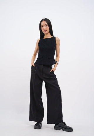 Off Shoulder Long Sleeve Rib Top