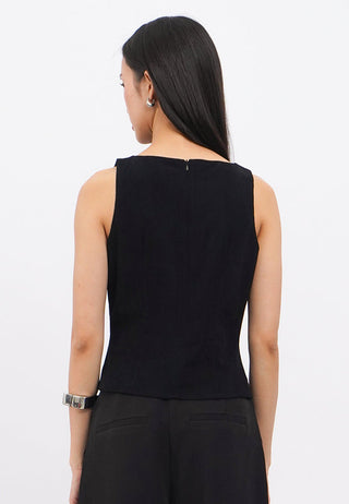 Off Shoulder Long Sleeve Rib Top