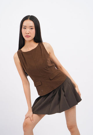 Off Shoulder Long Sleeve Rib Top