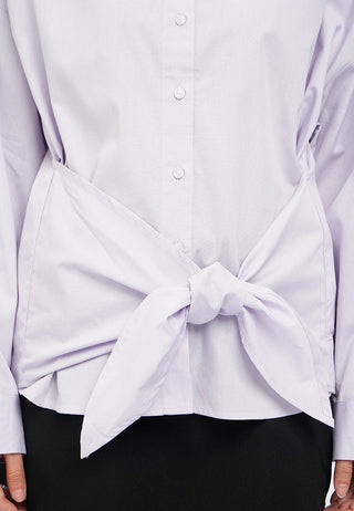 Knot Details Long Sleeve Shirt