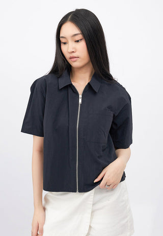 Zip Up Short Sleeve Shirt