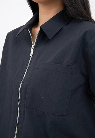 Zip Up Short Sleeve Shirt