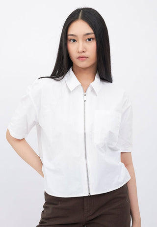 Zip Up Short Sleeve Shirt