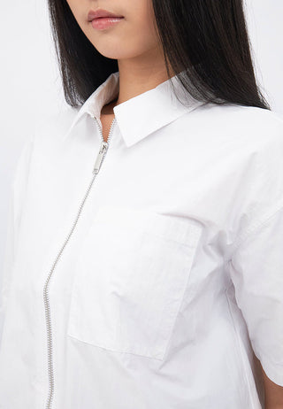 Zip Up Short Sleeve Shirt