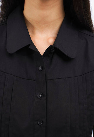 Short Sleeve Peplum Blouse