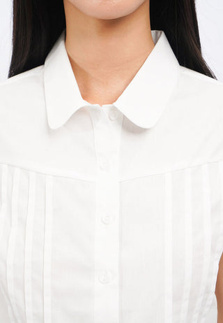 Short Sleeve Peplum Blouse