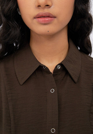 Short Sleeve Textured Blouse