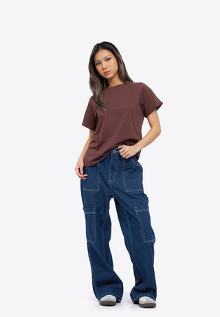 Short Sleeve Roll Up T-Shirt