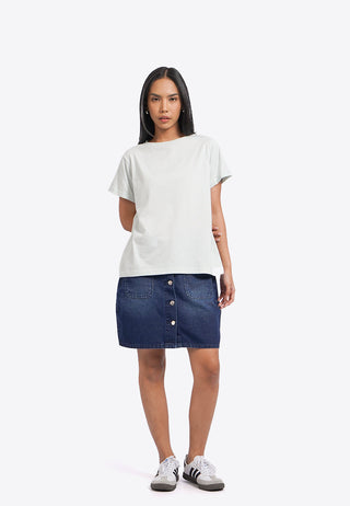 Roll Up Sleeve Loose T-Shirt