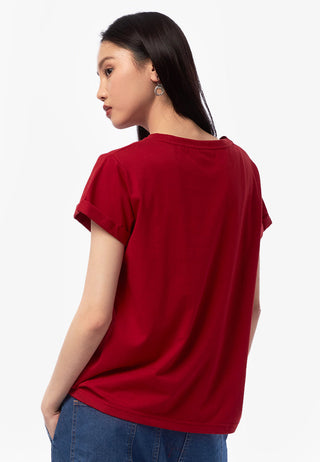 Basic Short Sleeve Loose T-Shirt