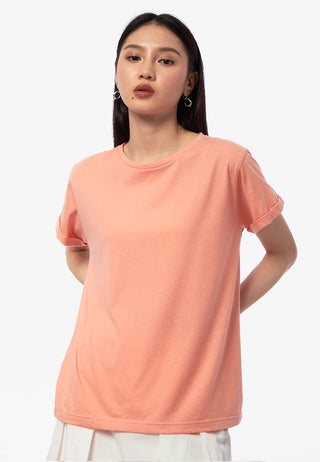 Short Sleeve Basic Loose T-Shirt