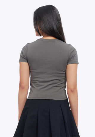 Short Sleeve Basic Fitted T-Shirt