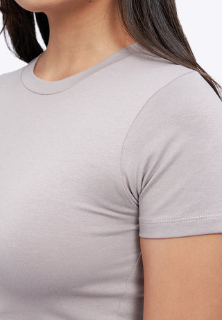 Short Sleeve Basic Fitted T-Shirt