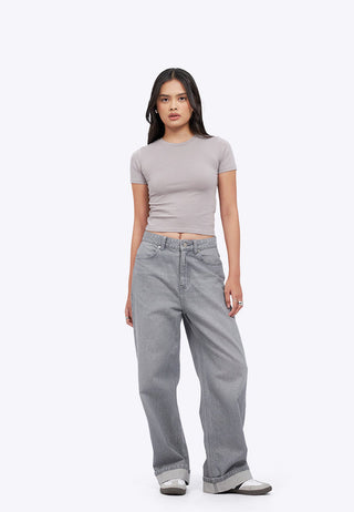 Short Sleeve Basic Fitted T-Shirt