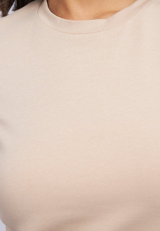 Short Sleeve Fitted Crop T-Shirt