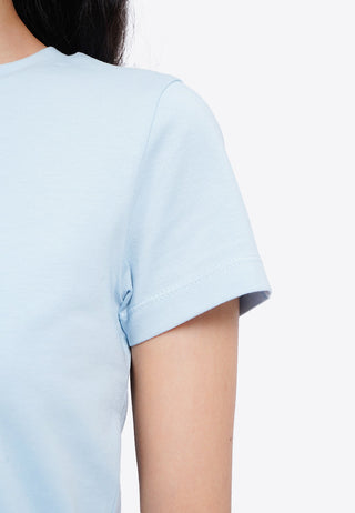 Short Sleeve Fitted Crop T-Shirt