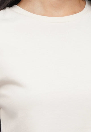 Short Sleeve Fitted Crop T-Shirt