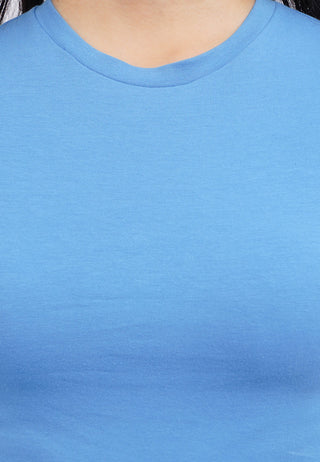 Short Sleeve Fitted Crop T-Shirt