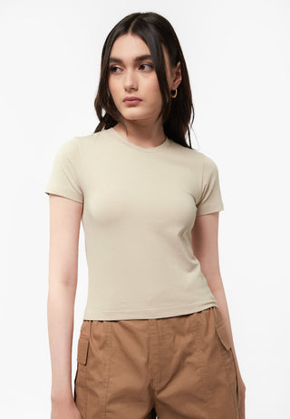 Basic Fitted Short Sleeve T-Shirt