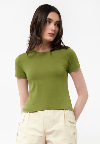 Basic Fitted Short Sleeve T-Shirt