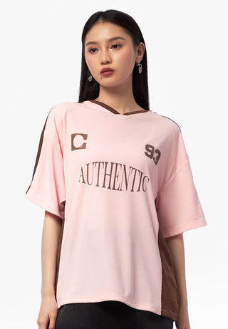 V-Neck Loose Soccer Jersey