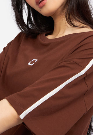 Oversized T-Shirt with Shoulder List