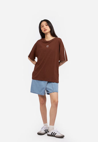 Oversized T-Shirt with Shoulder List