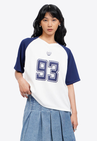 Colorblock Graphic Raglan T-Shirt