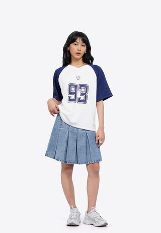 Colorblock Graphic Raglan T-Shirt