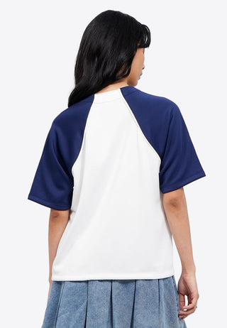 Colorblock Graphic Raglan T-Shirt