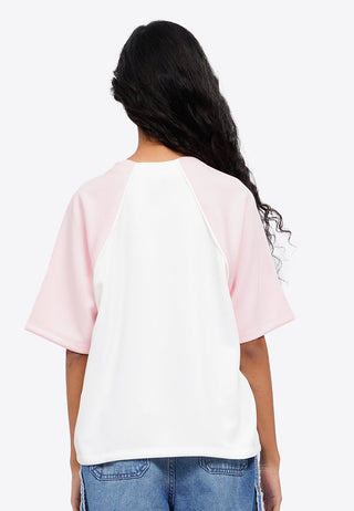 Colorblock Graphic Raglan T-Shirt