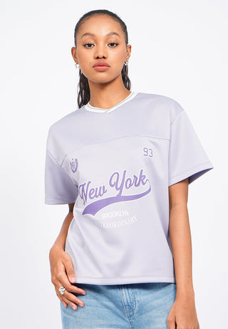 Oversized V-Neck Graphic T-Shirt