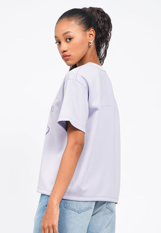 Oversized V-Neck Graphic T-Shirt