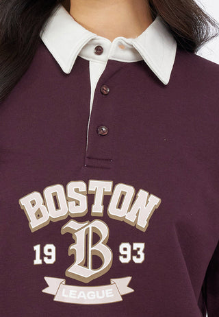 Contrast Collar Sweatshirt