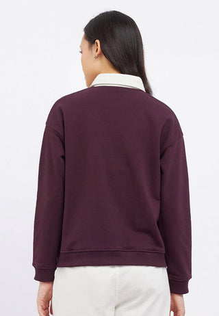 Contrast Collar Sweatshirt