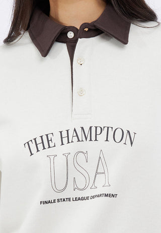 Contrast Collar Sweatshirt