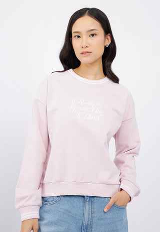 Oversize Sweatshirt with Rib Details