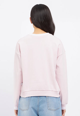 Oversize Sweatshirt with Rib Details