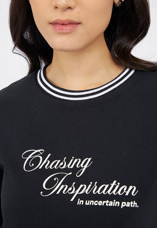 Oversize Sweatshirt with Rib Details