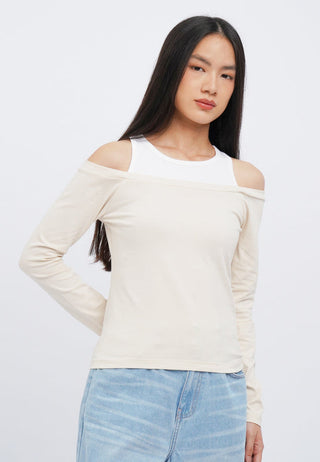 Double Layer Long Sleeve Top