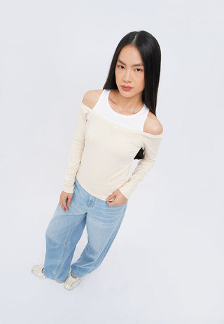 Double Layer Long Sleeve Top