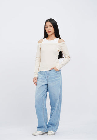 Double Layer Long Sleeve Top