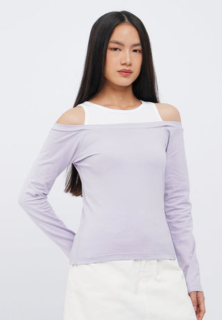 Double Layer Long Sleeve Top