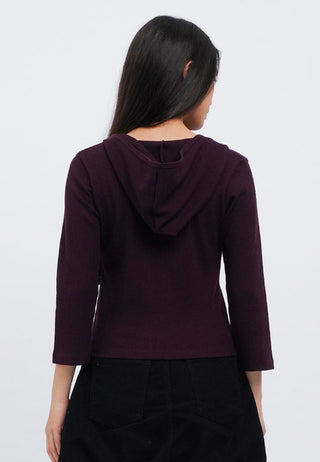 Mid Sleeve Buttoned Top