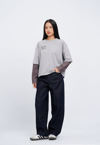 Oversized Double Sleeve T-Shirt