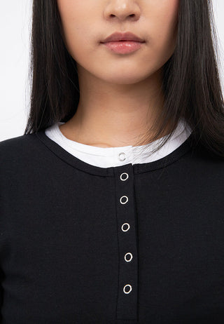 Double Layer Long Sleeve Top