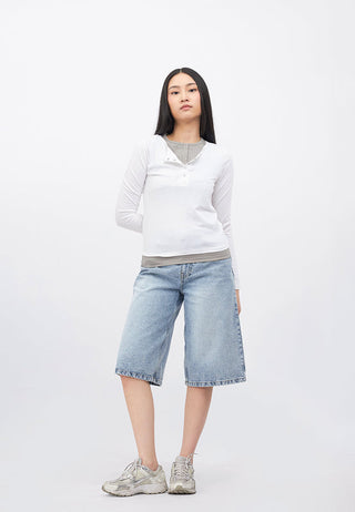 Double Layer Long Sleeve Top