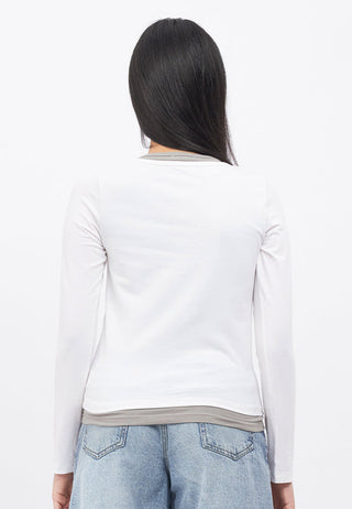 Double Layer Long Sleeve Top