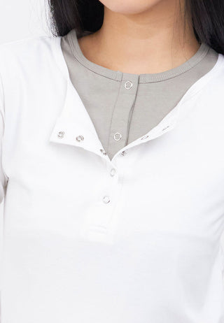 Double Layer Long Sleeve Top